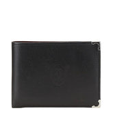 カルティエ マストライン 二つ折り財布 ブラック レザー メンズ CARTIER 【中古】
